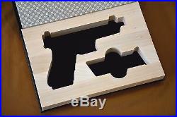 Gun Book for Glock 17 with threaded barrel / suppressor sight display case safe