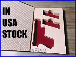 Gun Book for Glock 19 hollow solid wood secret diversion carry box booksafe