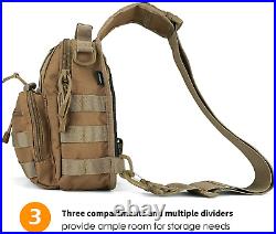 Gun Carrying Sling Bag Messenger Backpack Storage Shooting Range Pistol Holster