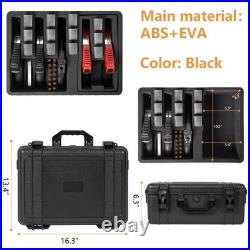 Gun Case 5 Pistol Case & 12 Magazine Pre-Cut Foam Waterproof Shockproof Hard Gun Case 5 Pistol Case & 12 Magazine Pre-Cut Foam Waterproof Shockproof Hard
