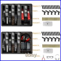Gun Case 5 Pistol Case & 12 Magazine Pre-Cut Foam Waterproof Shockproof Hard Gun Case 5 Pistol Case & 12 Magazine Pre-Cut Foam Waterproof Shockproof Hard