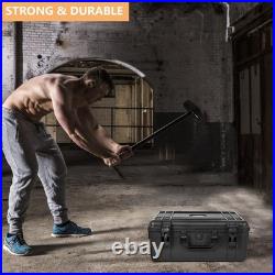 Gun Case 5 Pistol Case & 12 Magazine Pre-Cut Foam Waterproof Shockproof Hard Gun Case 5 Pistol Case & 12 Magazine Pre-Cut Foam Waterproof Shockproof Hard