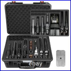 Gun Cases for 8 Handguns & Revolver Pistol Gun Case Holds Multiple Hand Gun