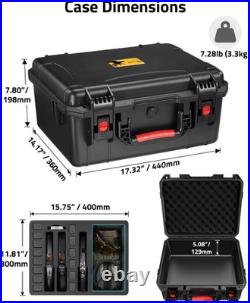 Gun Cases for Handguns, 18 Pistol Case Holds Multiple Handguns/Mags/Bullets, Ha Gun Cases for Handguns, 18 Pistol Case Holds Multiple Handguns/Mags/Bullets, Ha