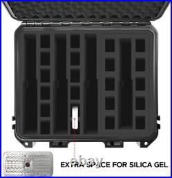 Gun Cases for Handguns 5 Pistol Case &12 Magazine Pre-Cut Multiple Pistols Shock Gun Cases for Handguns 5 Pistol Case &12 Magazine Pre-Cut Multiple Pistols Shock