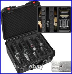 Gun Cases for Handguns 5 Pistol Case &12 Magazine Pre-Cut Multiple Pistols Shock Gun Cases for Handguns 5 Pistol Case &12 Magazine Pre-Cut Multiple Pistols Shock