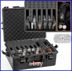 Gun Cases for Handguns, 5 Pistol Case & 21 Magazine Pre-Cut Multiple Pistols Sho