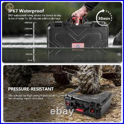 Gun Cases for Handguns 5 Pistol Case & 21 Magazine Pre-Cut Multiple Pistols Shoc