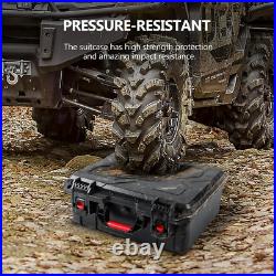 Gun Cases for Handguns 5 Pistol Case & 21 Magazine Pre-Cut Multiple Pistols Shoc