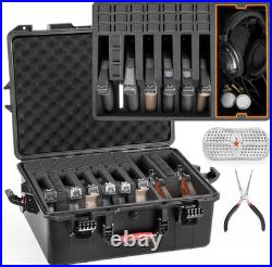 Gun Cases for Handguns & Revolvers Hold 8 Pistols & 28 Magazines Gun Pistol Ca