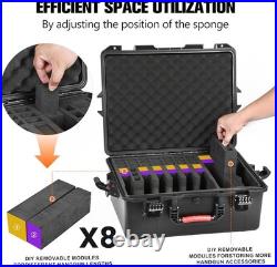 Gun Cases for Handguns & Revolvers Hold 8 Pistols & 28 Magazines Gun Pistol Ca