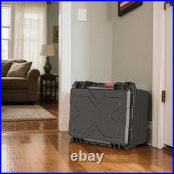 Gun Cases for Multi Handguns, 4 Pistol Case & 23 Magazine Pre-Cut Multiple Pisto