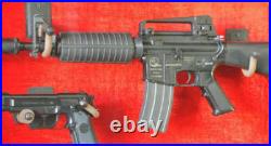 Gun Display Case Double Oak & Black Rifle Wood Clear View Shadow Box Cabinet