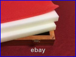 Gun Display Case Pistol 18 x 12 x 3 Revolver Knife Cherry Wood USA Shadow Box