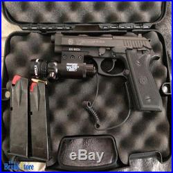 Gun Hard Case Single Pistol Handgun Lock Storage Box Revolver Weapon Safe Carry