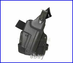 Gun Holster Belt Paddle Drop Leg Platform Tactical Waist Handgun Case Right Hand