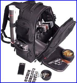 Gun Pistol Carrier Bag Backpack Portable Weapon Storage Ammo Dump Cups Pockets