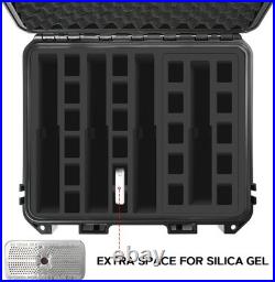 Gun Pistol Case for Multi Handguns Holds Multiple Hand Guns Case & Magazines