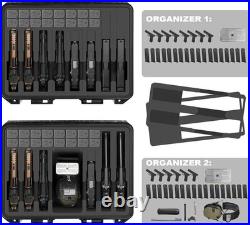 Gun Pistol Case for Multi Handguns Holds Multiple Hand Guns Case & Magazines