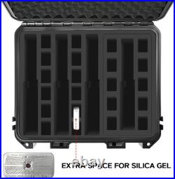 Gun Pistol Case for Multi Handguns Holds Multiple Hand Guns Case & Magazines