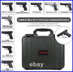Gun Pistol Case for Multi Handguns Holds Multiple Hand Guns Case & Magazines Gun Pistol Case for Multi Handguns Holds Multiple Hand Guns Case & Magazines