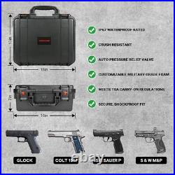 Gun Pistol Case for Multi Handguns Holds Multiple Hand Guns Case & Magazines Gun Pistol Case for Multi Handguns Holds Multiple Hand Guns Case & Magazines