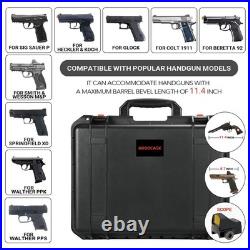Gun Pistol Case for Mutil Handguns Holds Multiple Hand Guns Case & Magazine Gun Pistol Case for Mutil Handguns Holds Multiple Hand Guns Case & Magazine