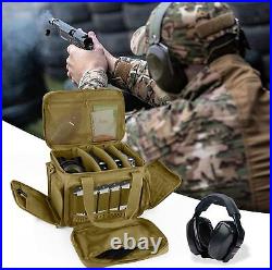 Gun Pistol Soft Case Shooting Range Bag Firearm Handgun Magazine Carry Storage