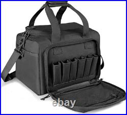 Gun Pistol Soft Case Shooting Range Duffle Bag Handguns Ammo Carrying Storage Ne