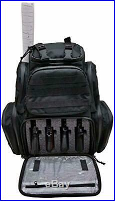 Gun Range Backpack Tactical Shooting Bag Pistol 1911 Handgun Firearm Carry Case