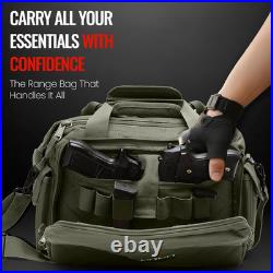 Gun Range Bag for Shooting 3+ Compact Pistol Revolver Range Bag for Handguns a