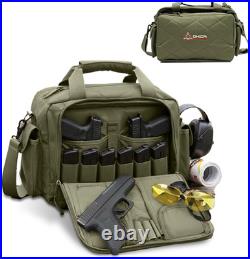 Gun Range Bag for Shooting 3+ Compact Pistol Revolver Range Bag for Handguns a