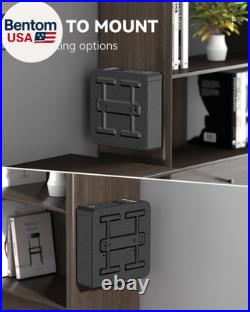 Gun Safe, Slider Biometric Pistol Safe Fingerprint Bedside Gun Lock Box, 3 Ways