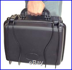 Gun Storage Case Pistol 4 Handgun Waterproof Airline Airport Safe Travel Carry