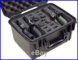 Gun Storage Case Pistol 4 Handgun Waterproof Airline Airport Safe Travel Carry