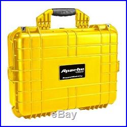 Gun, camera, microphone case, 4800 Weatherproof Protective Case X-Large -Yellow