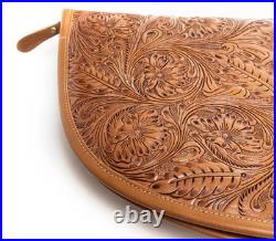 Hair On Hide Range Shooting Case- Hand tooled leather, 47- Rifle/Shotgun Case Hair On Hide Range Shooting Case- Hand tooled leather, 47- Rifle/Shotgun Case