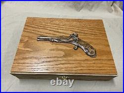 Hand Crafted Carved Solid wood Storage boxes, gun case, display box Jewelry box
