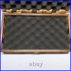 Hand Crafted Colt Gun Box Solid Maple Walnut Resin One Of A Kind Design 14x7x3.5