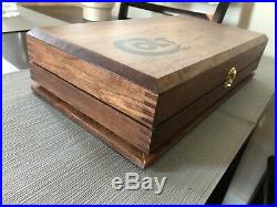 Hand Crafted Colt Solid wood Storage boxes, gun case, display box Black Epoxy