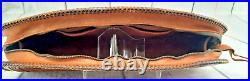 Hand Crafted Hand Tooled Horse Leather Pistol Handgun Case Leather Pockets Zippe Hand Crafted Hand Tooled Horse Leather Pistol Handgun Case Leather Pockets Zippe