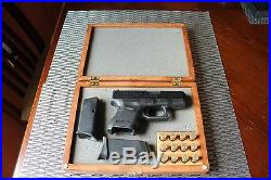 Hand Crafted Solid wood Storage boxes, gun case, display box Dark Cherry