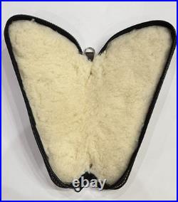 Hand Crafted Tooled Leather Large Gun Revolver Case Oak Leaf Heirloom Quality