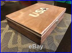 Hand Crafted USA Solid wood Storage boxes, gun case, display box Cherry