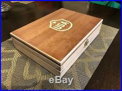 Hand Crafted USA Solid wood Storage boxes, gun case, display box Maple