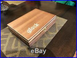 Hand Crafted glock Solid wood Storage boxes, gun case, display box oak