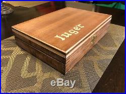 Hand Crafted luger Solid wood Storage boxes, gun case, display box Oak