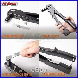 Hand Gun Pop Riveter Heavy Duty Mini Spanner Storage Case Nozzle Tool Set Repair