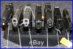 Hand Gun Table-Top Stand Safe Rack Gun Show, Business, display Case 9mm & up