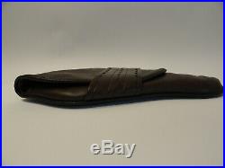 Hand Made Brown Leather Small Pistol Gun Rug Soft Case Zb7-19